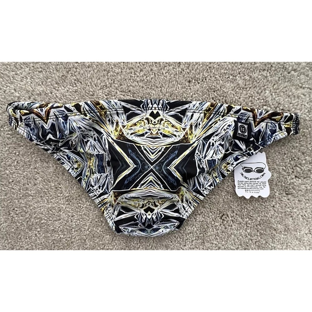 Stylish Black and Gold Bikini Bottom